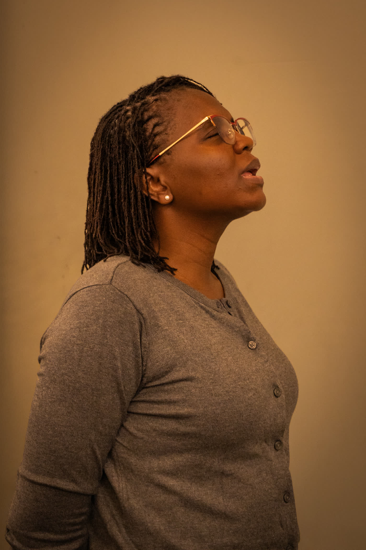 A member in worship