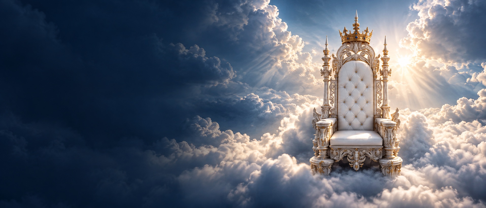 A throne above the clouds